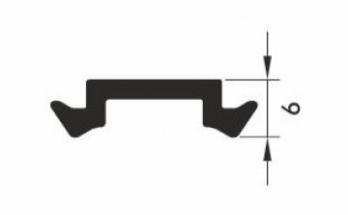 21,6mm KAMBUR I ISI YALITIM PROFİLİ